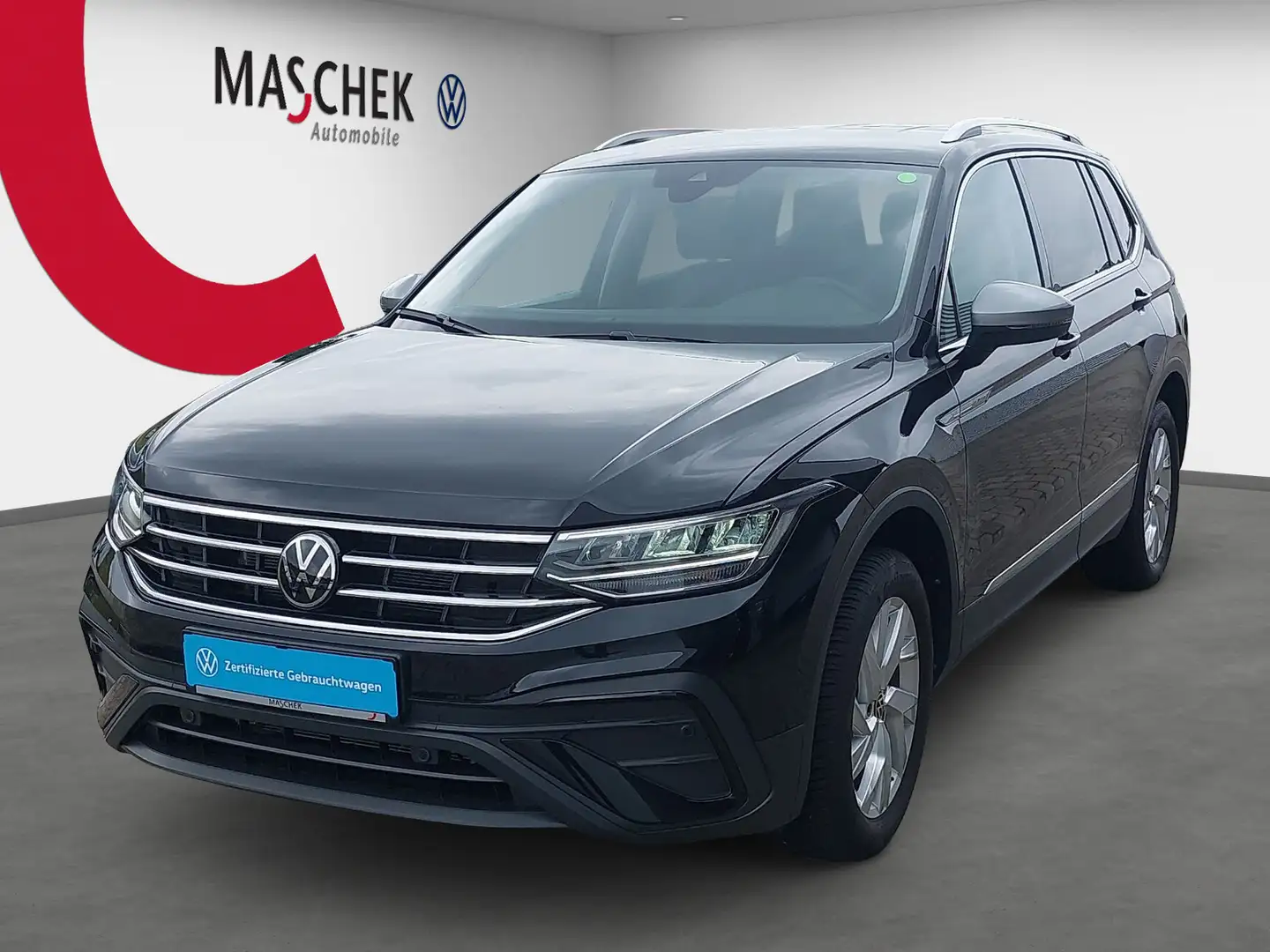 Volkswagen Tiguan Allspace Life 2.0 TDI AHK Navi 7-Sitze Sitzh. PDC Schwarz - 2