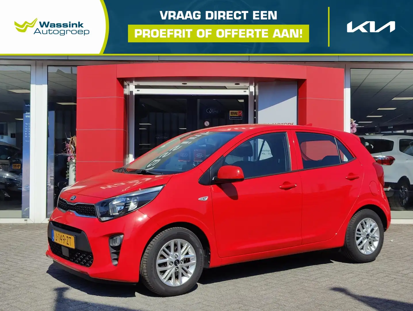Kia Picanto 1.0 MPi 67pk DynamicLine I Camera I Multimedia I C Rood - 1