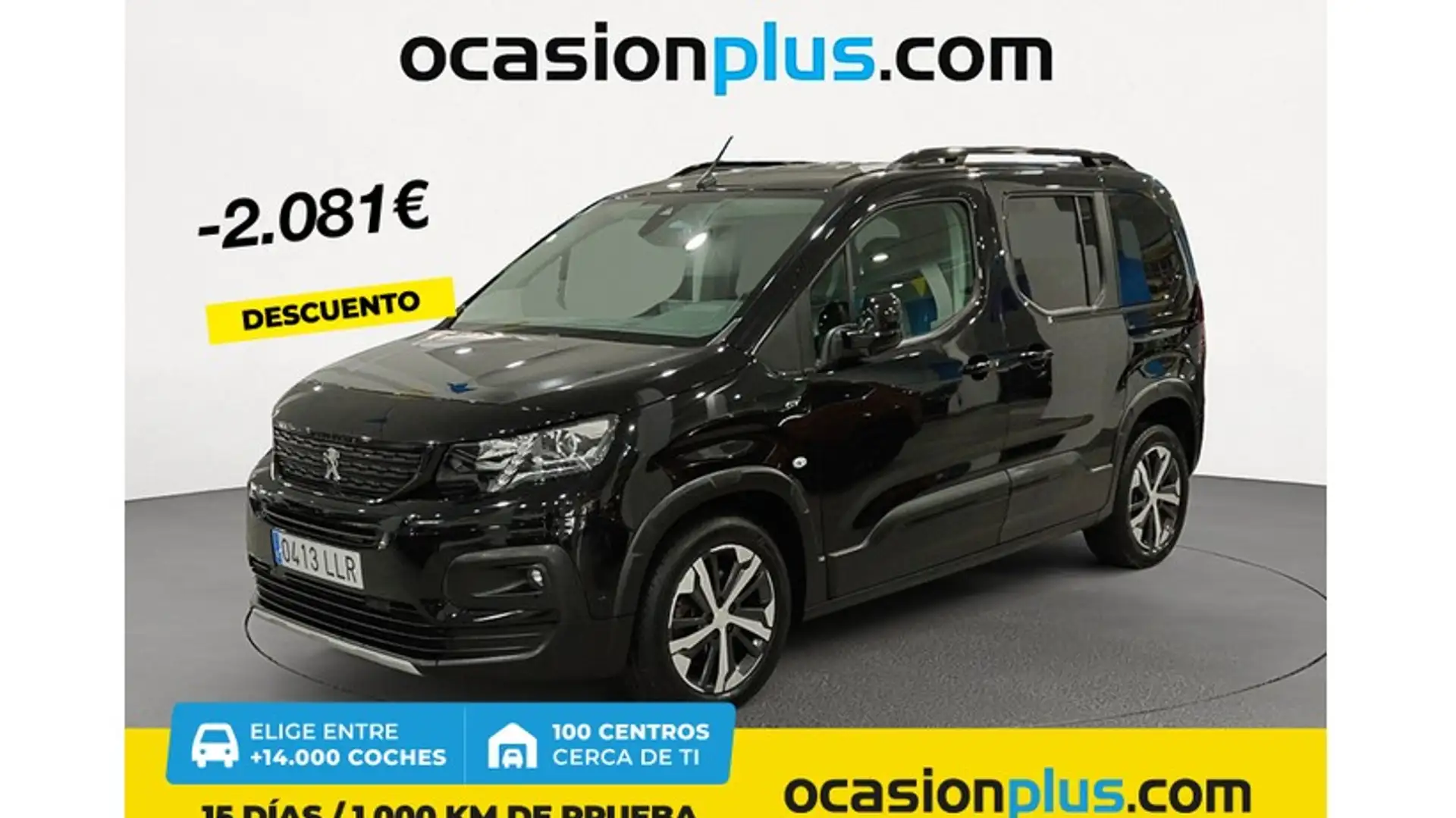 Peugeot Rifter 1.5BlueHDi S&S Standard GT 130 Zwart - 1