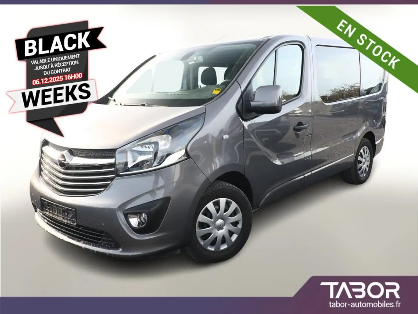 Opel Vivaro B L1 2,7t 1.6 CDTI 120 9P GPS PDC Gris - 1