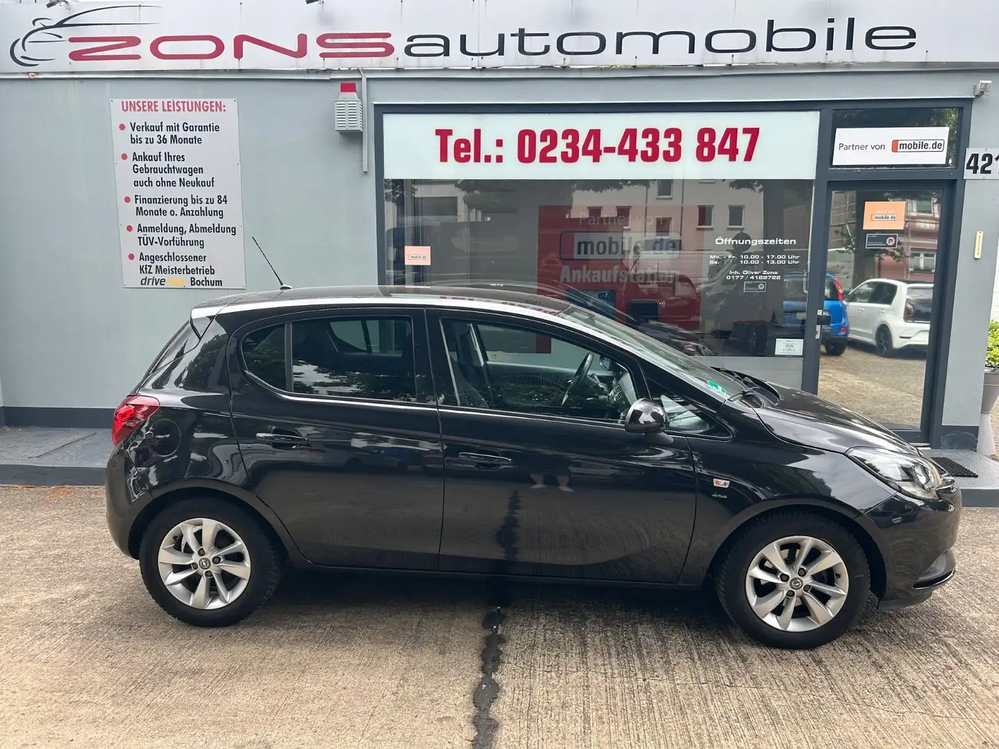 Opel Corsa E Drive 1.4+NaviZB+CarPlay+BT+Lenk+SHZ+ Schwarz - 1