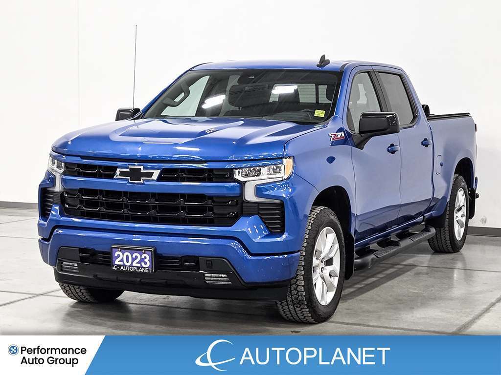 Blue 2023 Chevrolet Silverado 1500 Pickup Truck Four-Wheel Drive Automatic