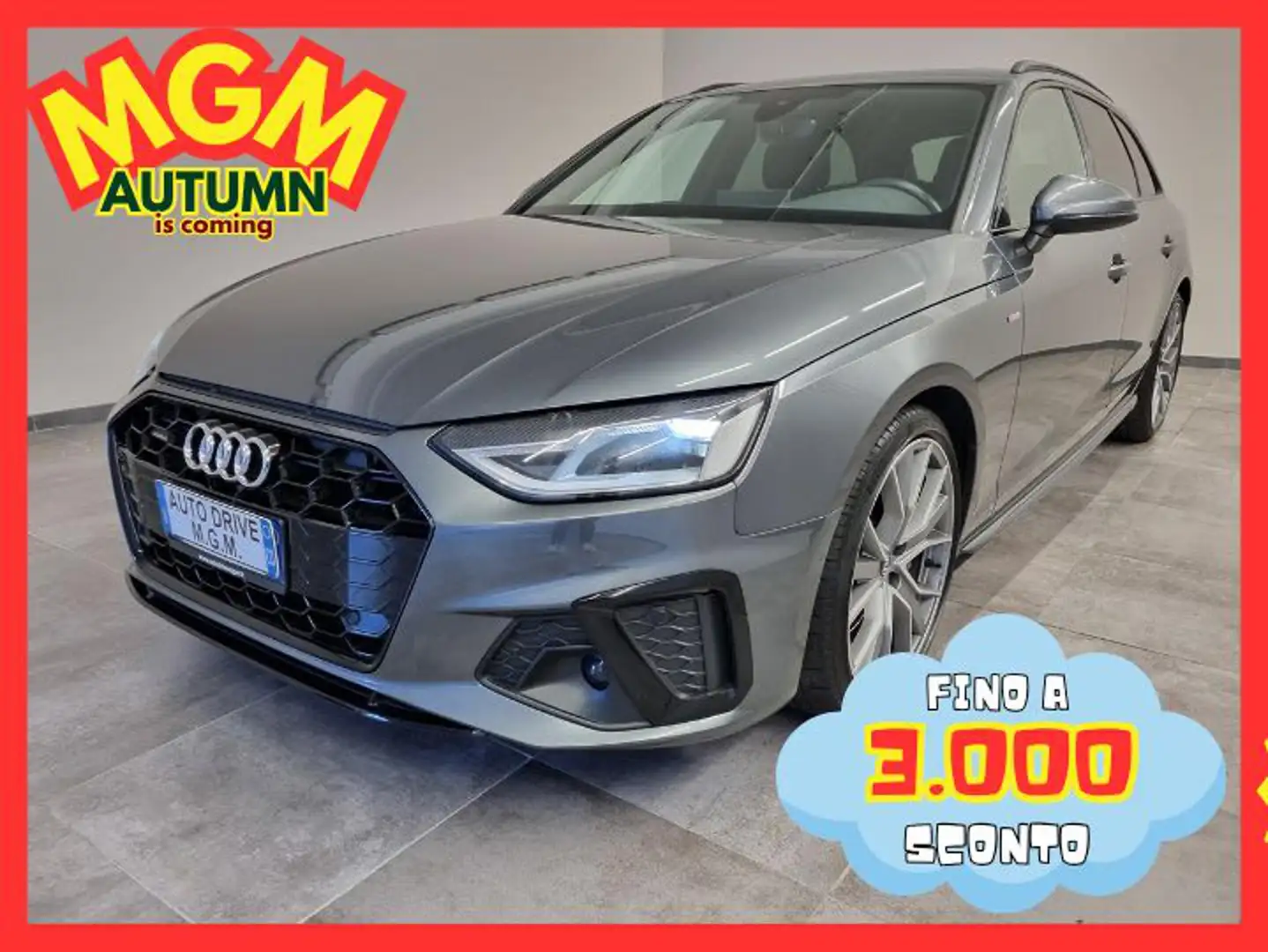 Audi A4 Avant 45 TFSI quattro S tronic S LINE Gris - 1