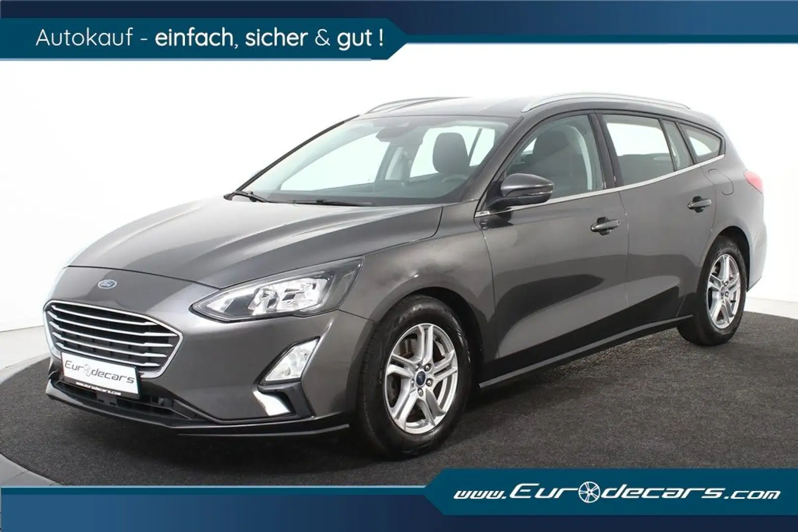Ford Focus Turnier *1.Hand*Navi*AHK*Park ass.* Grijs - 1