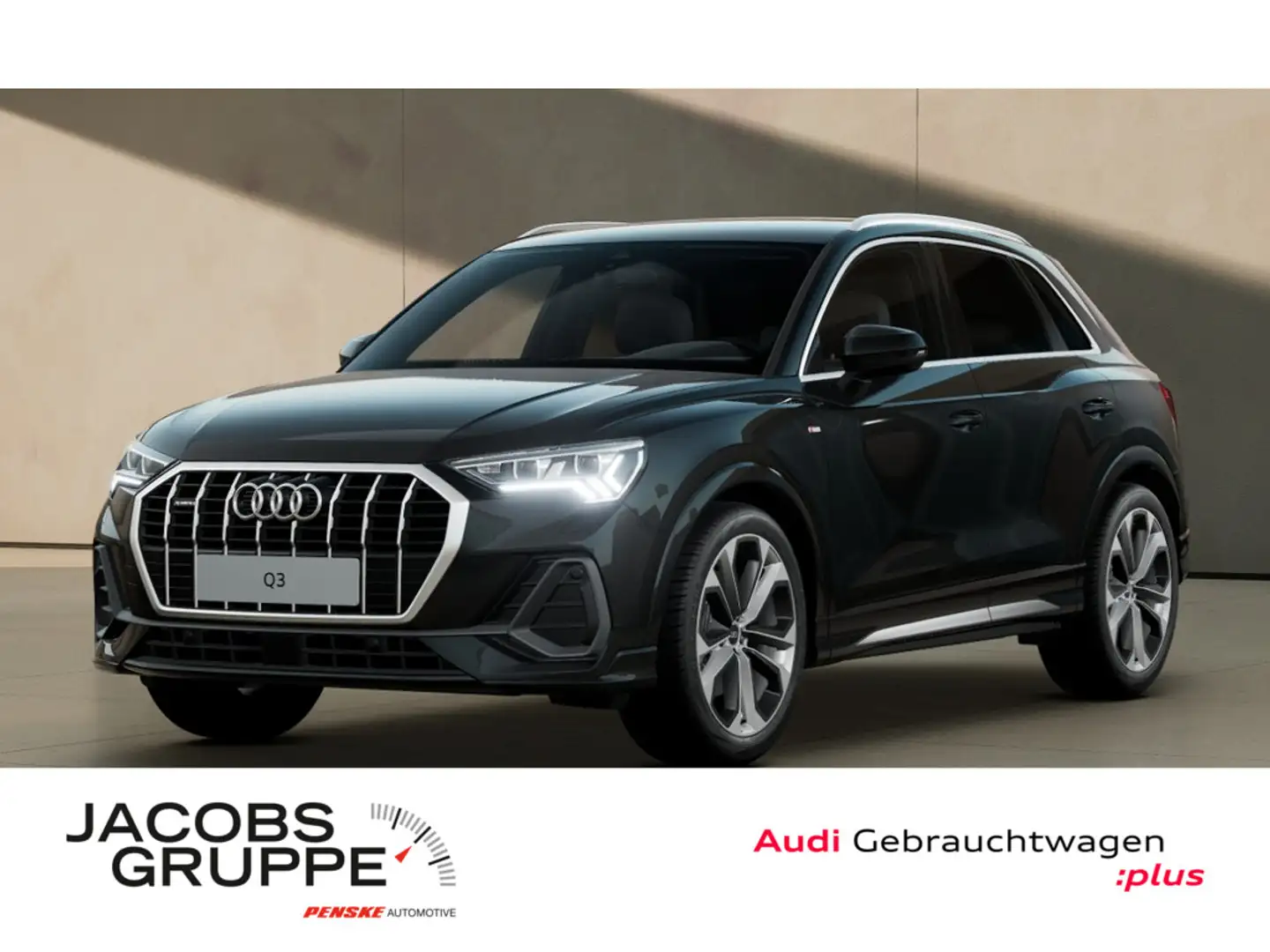 Audi Q3 40 TFSI quattro S line AHK, Kamera, Smartp Schwarz - 1