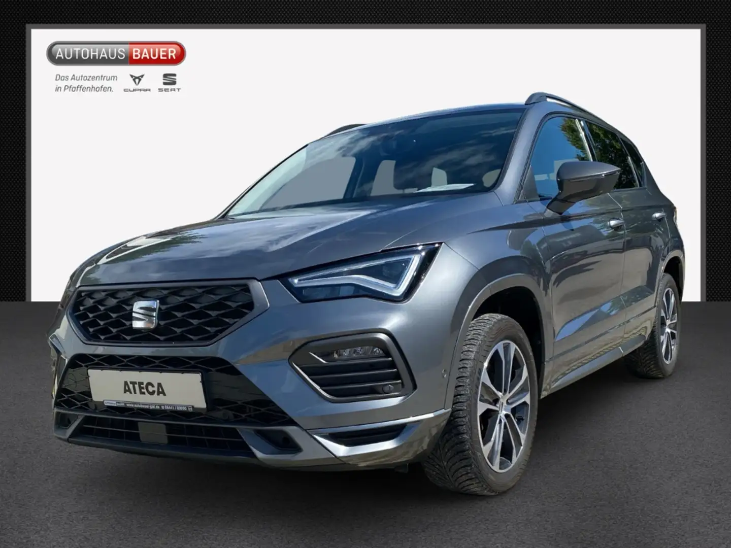 SEAT Ateca FR 2.0TSI 4Drive DSG AHK ACC FULLINK DIGICOCKPIT N Grau - 1