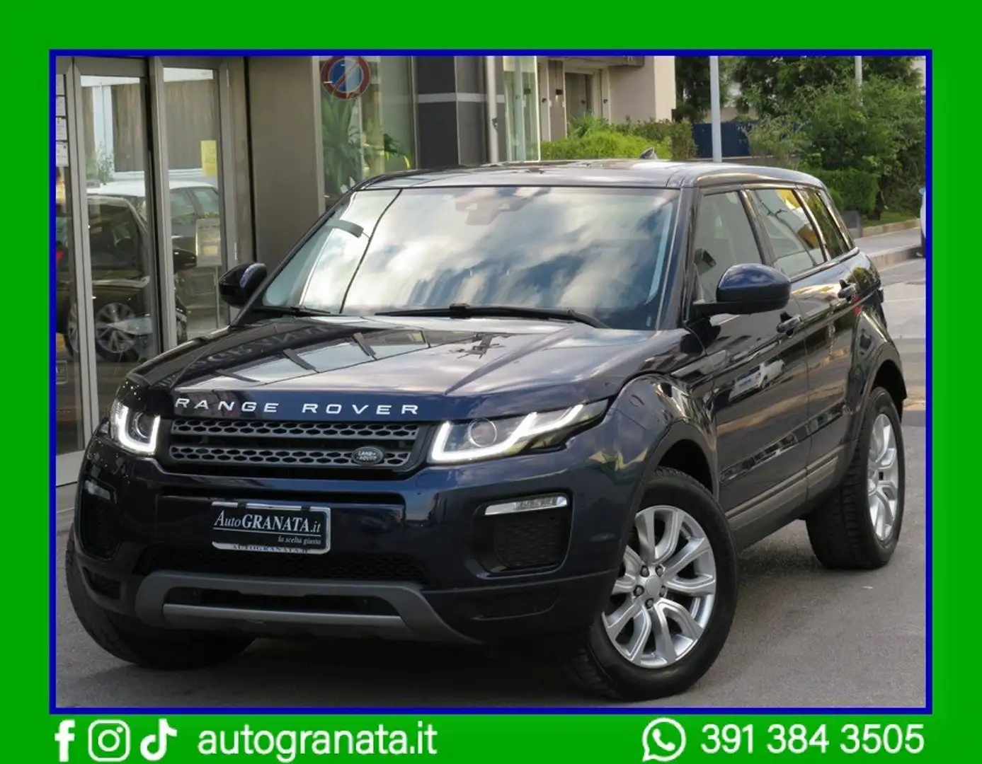 Land Rover Range Rover Evoque 2.0 TD4 4WD 150CV PELLE/NAVI/LED Blauw - 1