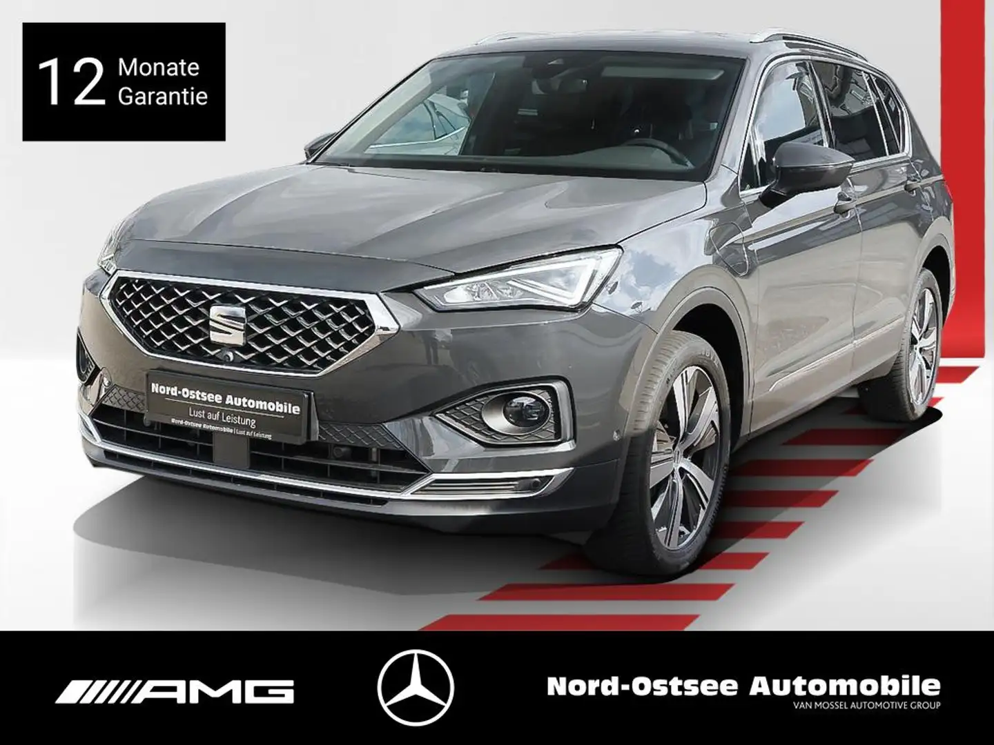 SEAT Tarraco Xcellence 360° AHK Navi Nebel Klima SHZ Gris - 1
