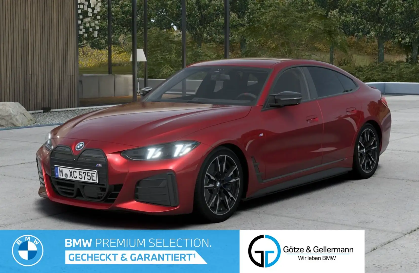BMW i4 M50 xDrive //LCI Stop&Go HeadUp MTechnikPaket Rot - 1
