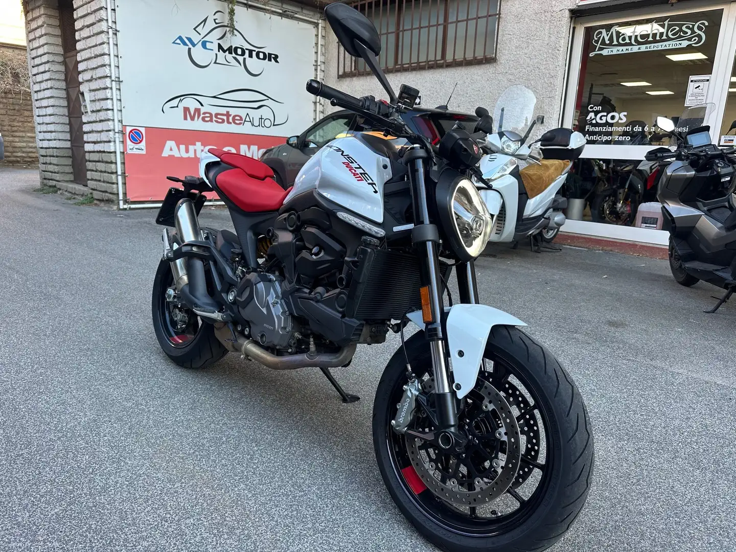 Ducati Monster 937 04/2024 KM.6020 UNIPRO. Bianco - 1