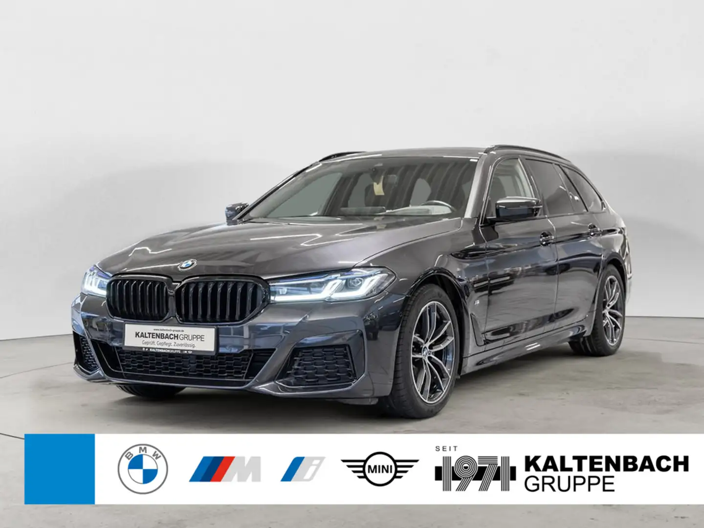 BMW 520 d Touring M-Sportpaket AHK HUD LASER NAVI Grau - 1