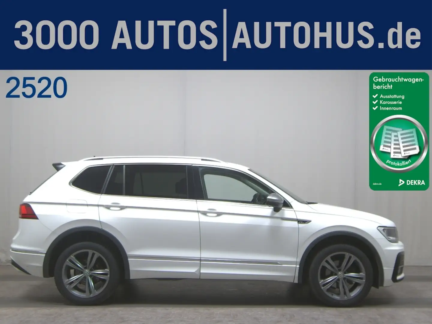 Volkswagen Tiguan Allspace 2.0 TDI R-Line Navi AHK PDC SHZ Blanc - 1