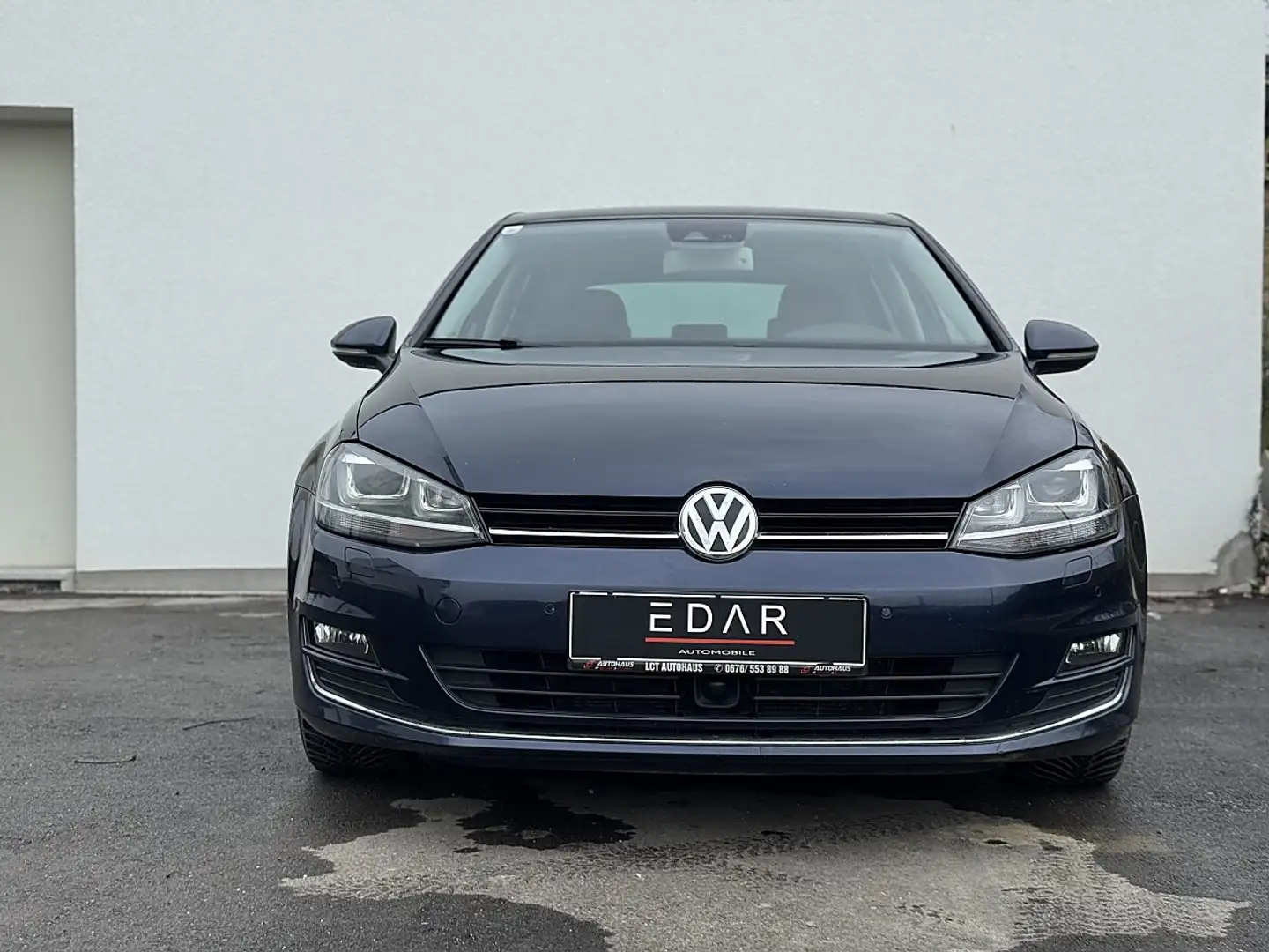 Volkswagen Golf Highline 1,6 BMT TDI DPF DSG-*Spurrhalteassist.... Blau - 1