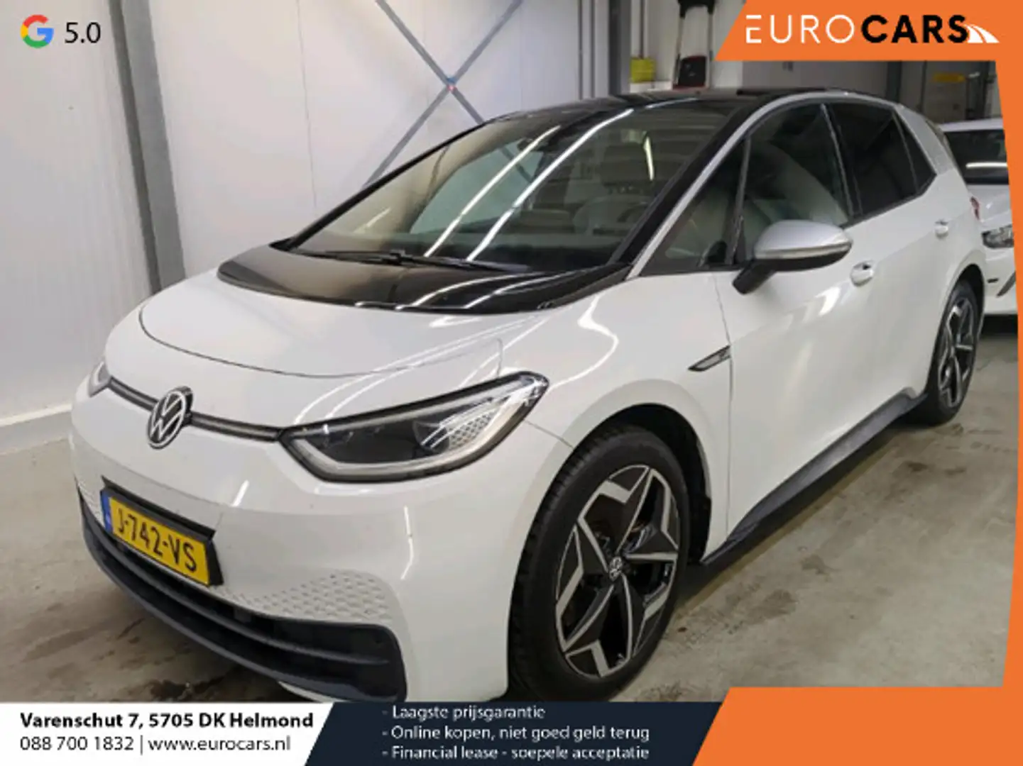Volkswagen ID.3 First Plus 58 kWh Climate control Navigatie Cruise Blanc - 1