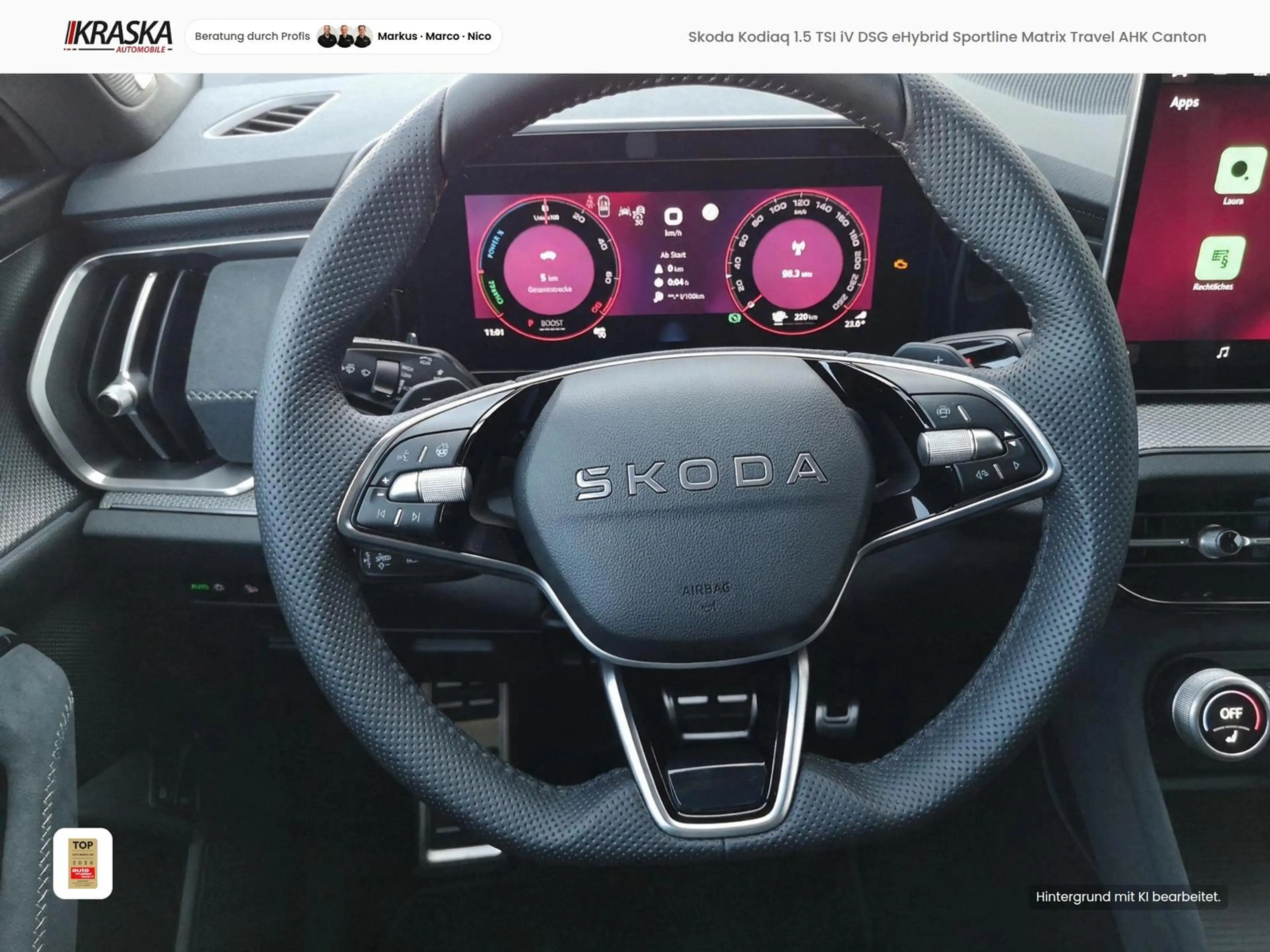 Skoda Kodiaq 1.5 TSI iV DSG eHybrid Sportline Matrix — photo 4