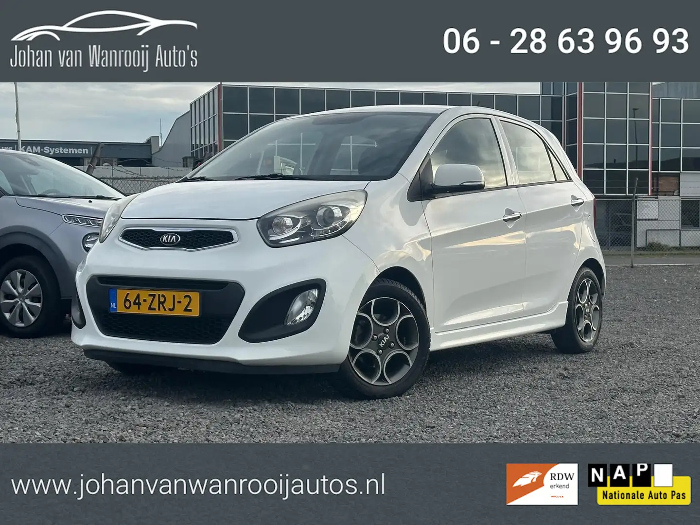 Kia Picanto 1.0 CVVT Design Edition/AIRCO/NW APK Blanc - 1