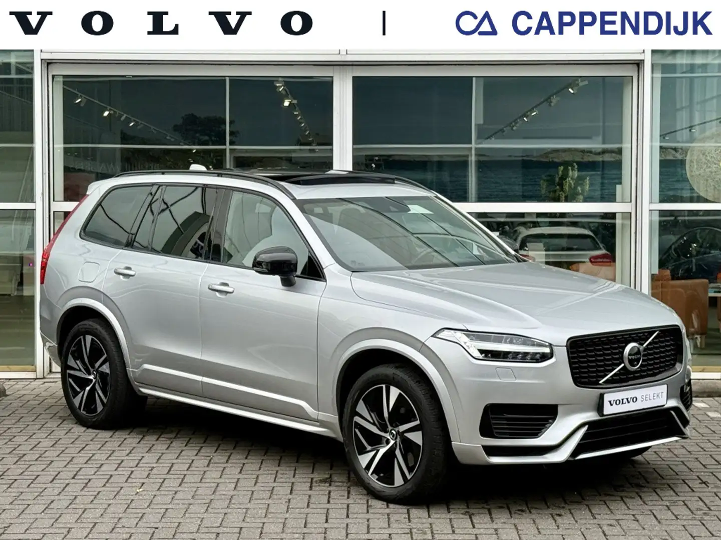 Volvo XC90 T8 390PK Recharge R-Design| Panodak| Adap.Cruise| Grijs - 1