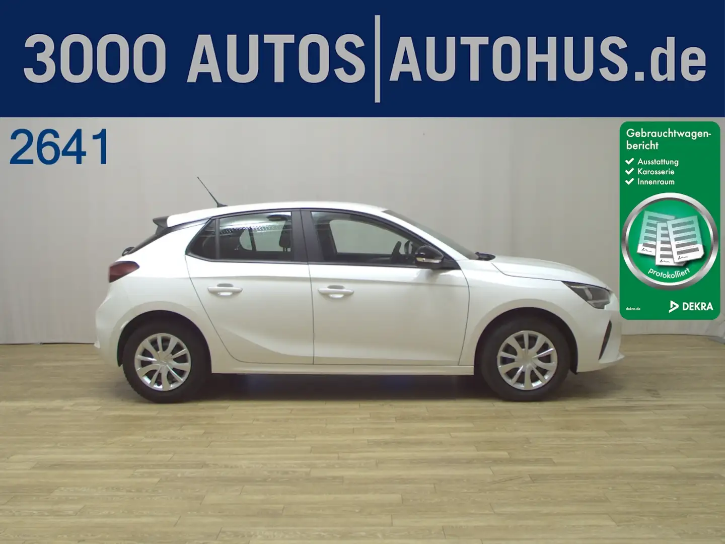 Opel Corsa 1.2 Edition PDC Klima Blanc - 1