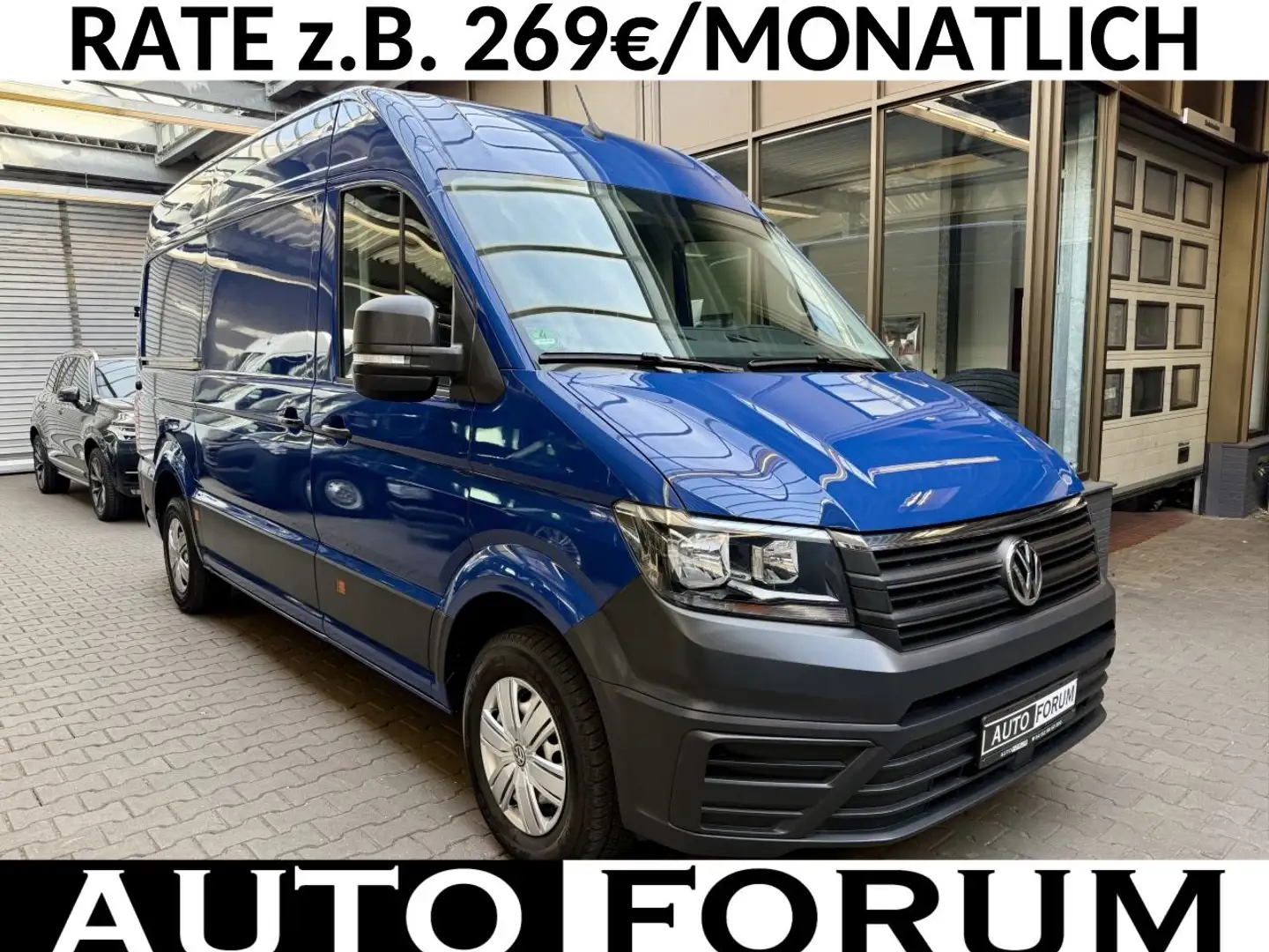 Volkswagen Crafter 2.0 TDI L3H3 3,5t AHK NAVI CAM KLIMA PDC Bleu - 1