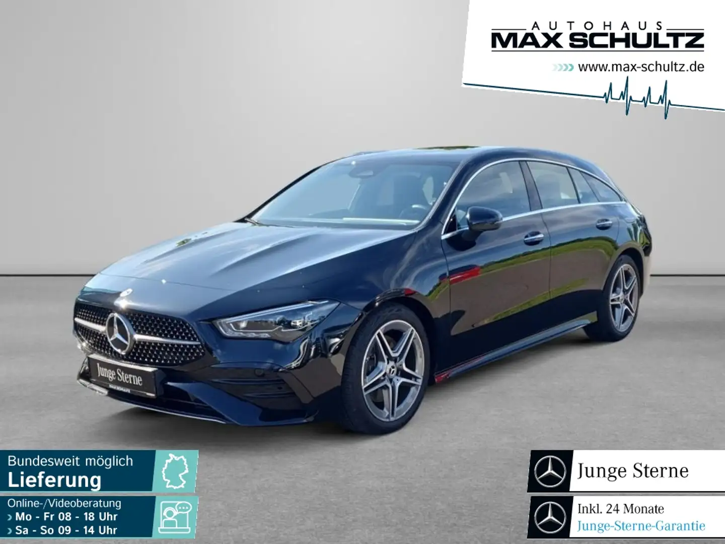 Mercedes-Benz CLA 200 d Shooting Brake *AHK*KeyLess*SpurW*PDC Noir - 1