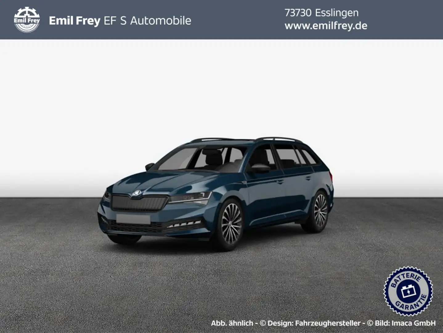 Skoda Superb Combi 1.4 TSI iV DSG Ambition AHK Blau - 1