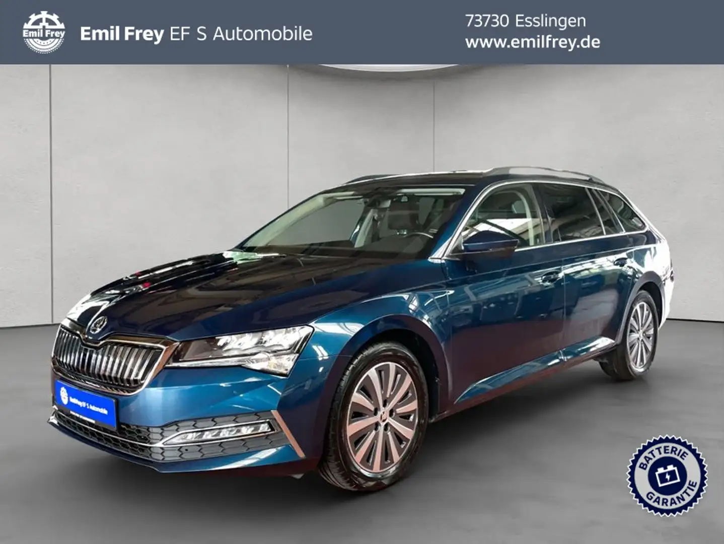 Skoda Superb Combi 1.4 TSI iV DSG Ambition AHK Bleu - 1