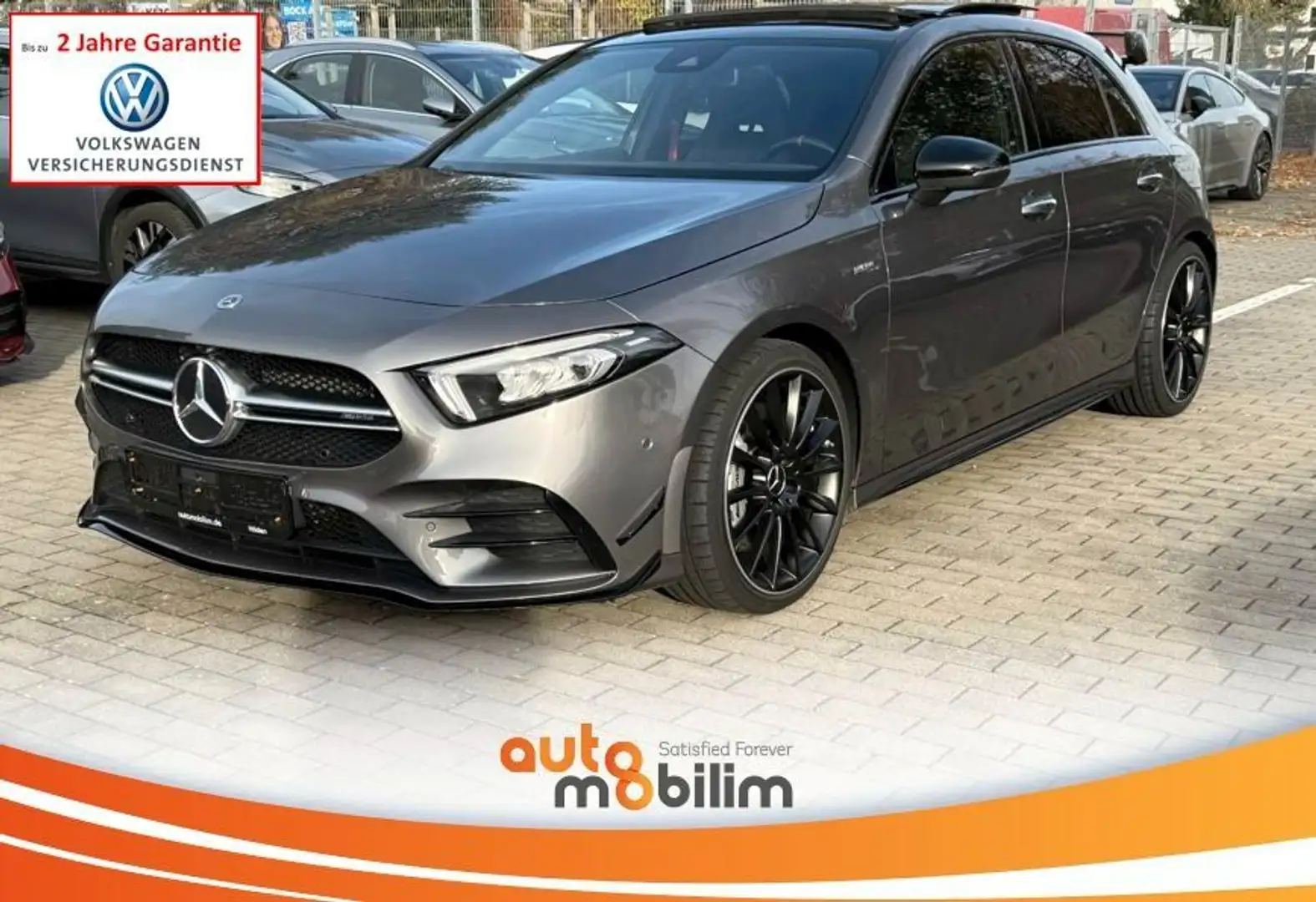 Mercedes-Benz A 35 AMG 4MATIC AERO PANO*WIDE*SPUR*KAM*Assist* Gris - 1