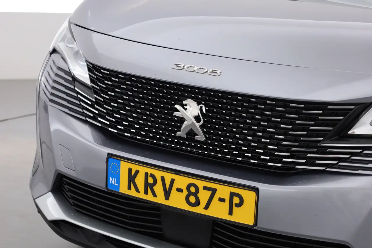Peugeot 3008 1.6 HYbrid 225 GT Rijklaar!! Pano Adapt. Cru, миниатюра 30