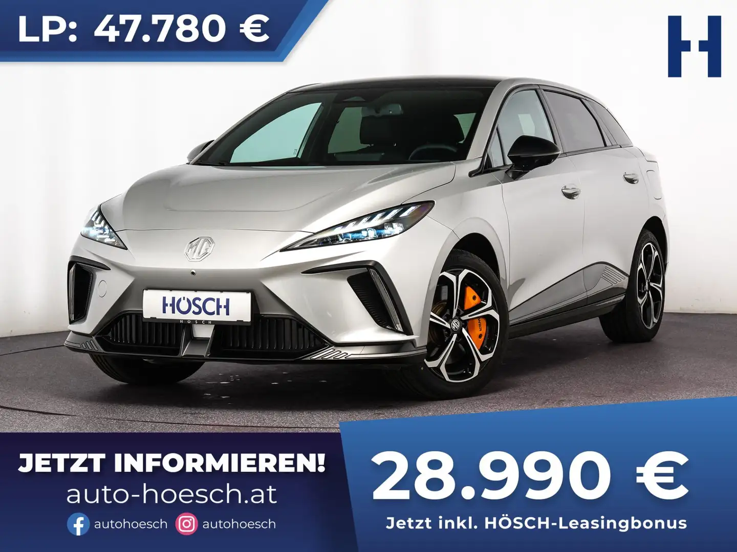 MG MG4 X-POWER 4WD OHNE KM MEGADEAL -39% Silber - 1