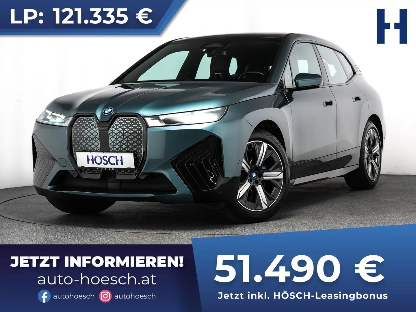 BMW iX xDrive50 Sportpaket PANO TRAUMPREIS -58% Blau - 1