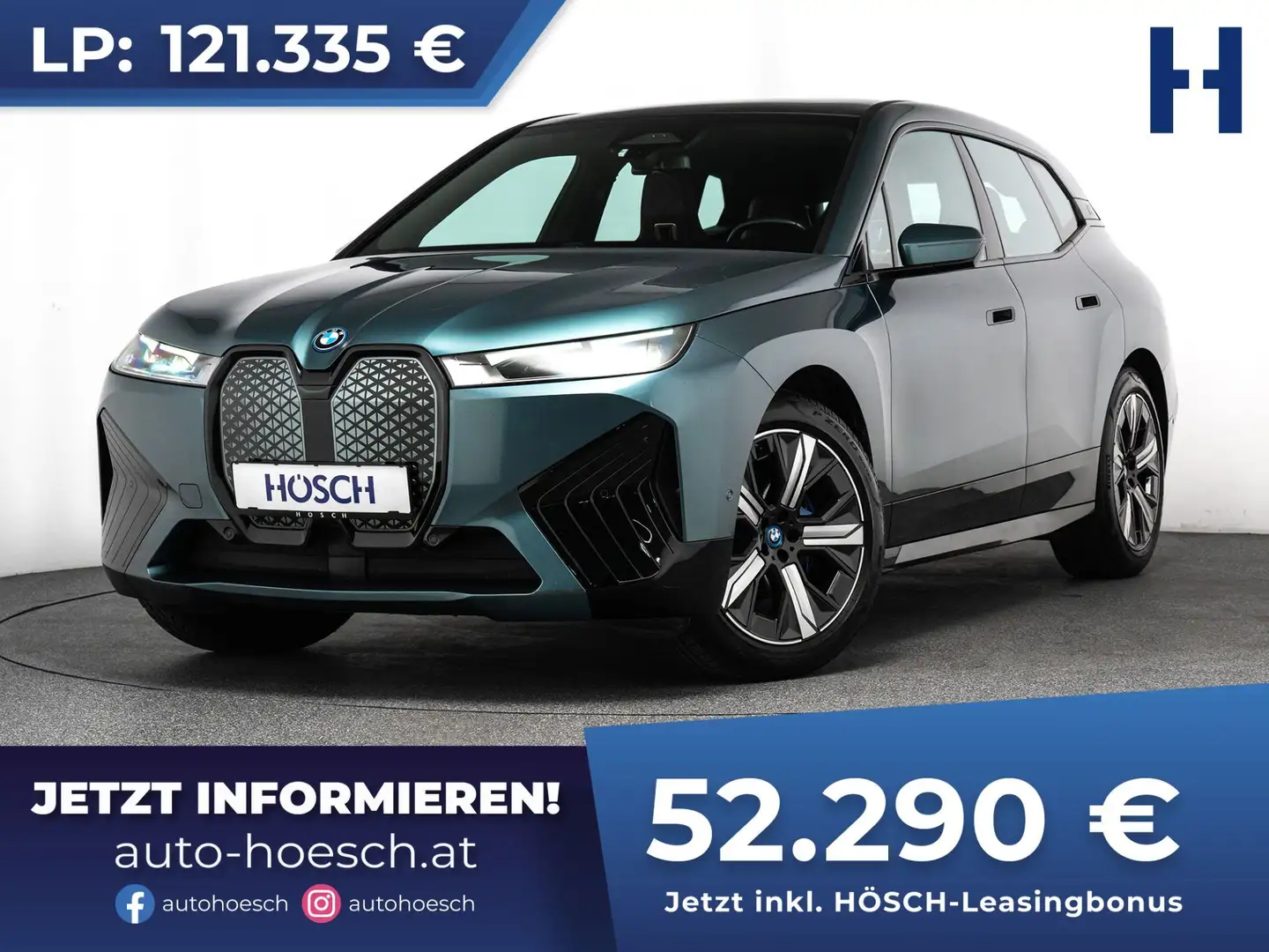 BMW iX xDrive50 Sportpaket PANO TRAUMPREIS -57% Blau - 1