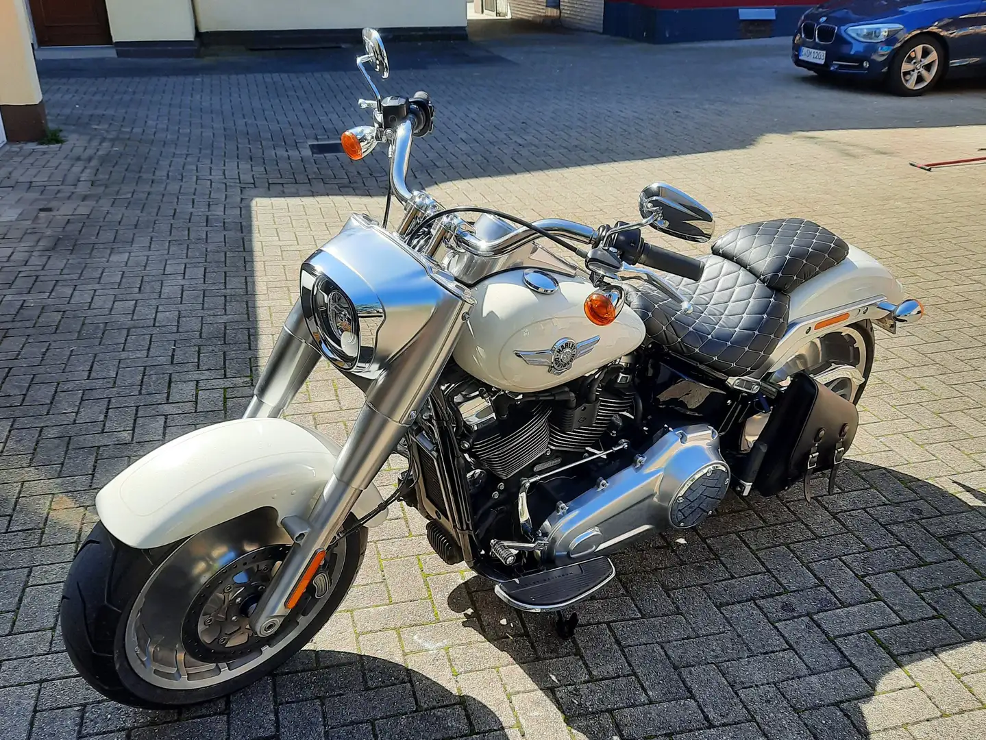 Harley-Davidson Fat Boy Chopper Blanc - 2