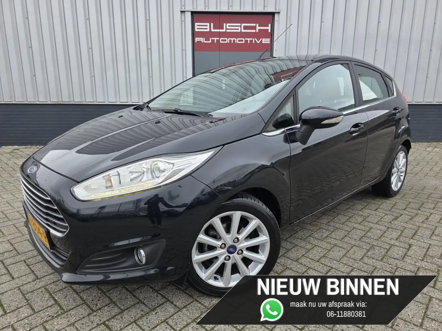 Ford Fiesta 1.0 EcoBoost 5 deurs Titanium | VAN 1e EIGENAAR | Zwart - 1