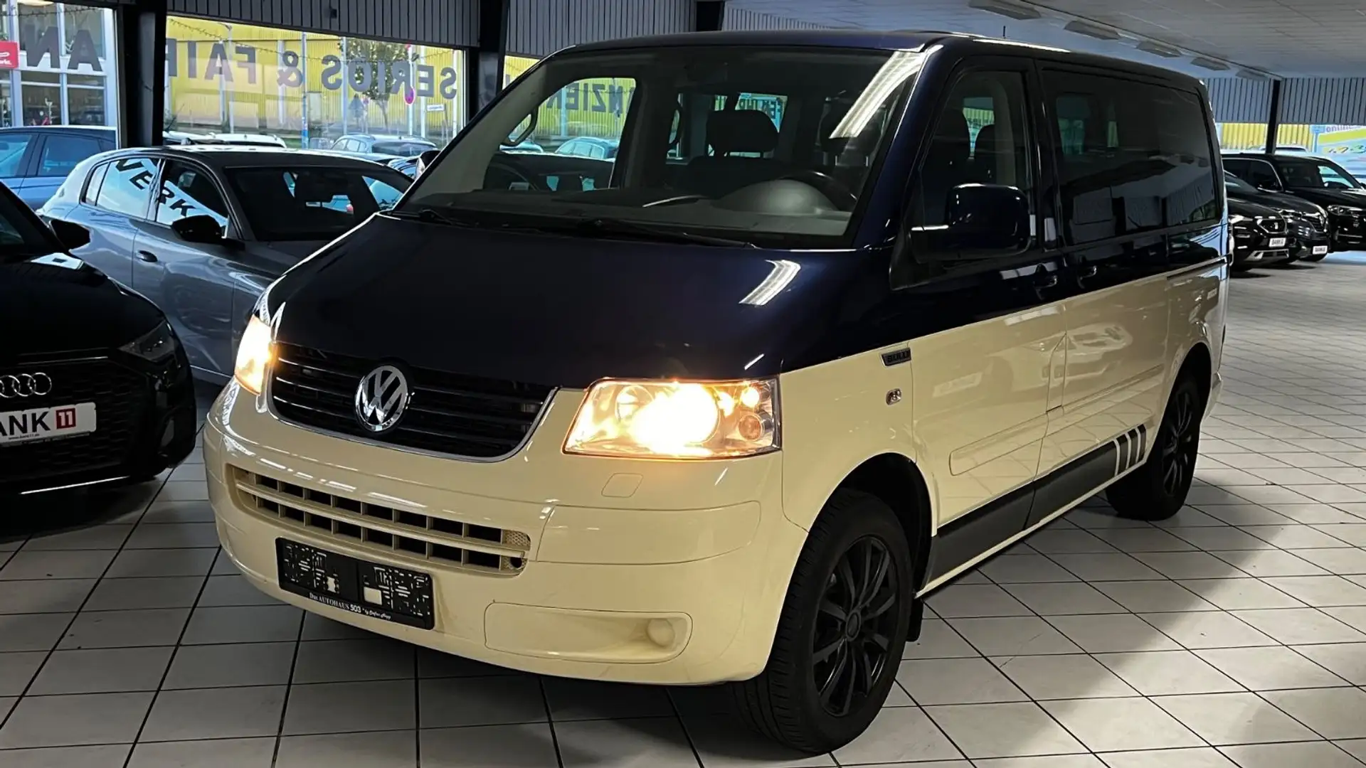 Volkswagen T5 Transporter Bus Multivan Comfortline TÜV neu Blau - 2