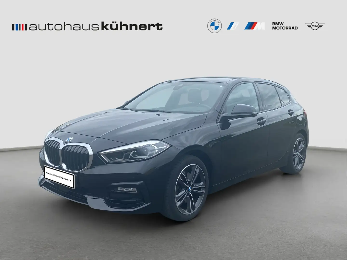 BMW 118 i Sport Line LED SpurAss HiFi Sportsitz AUT PDC Zwart - 1