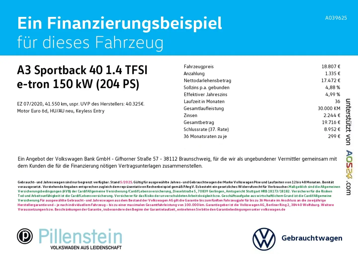 Audi A3 40 1.4 TFSI e-tron LED NAVI SITZH. Blu/Azzurro - 2