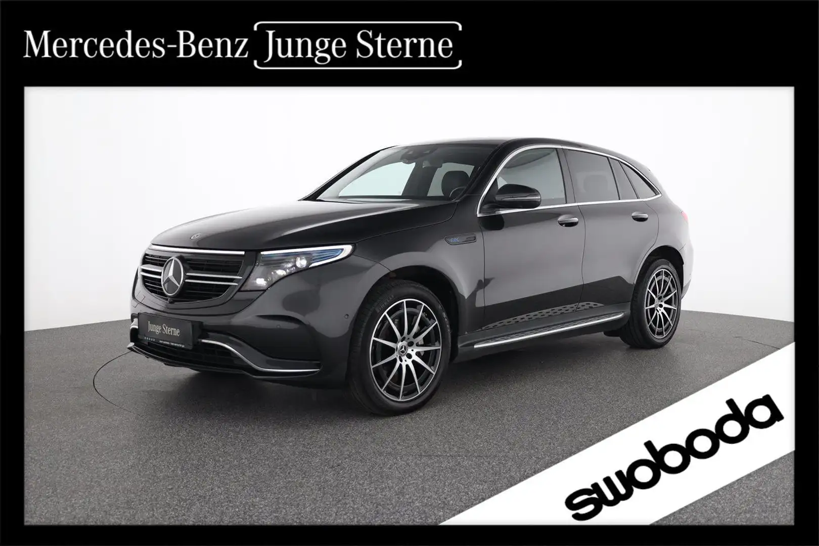 Mercedes-Benz EQC 400 4M AMGLine AHK Sitzklima 360° Kamera Gris - 1