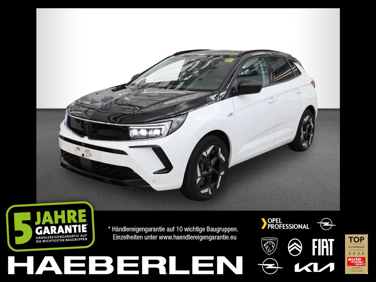 Opel Grandland 1.6 Turbo GSe 4 ACC+LED+Navi+SHZ+360 Weiß - 1