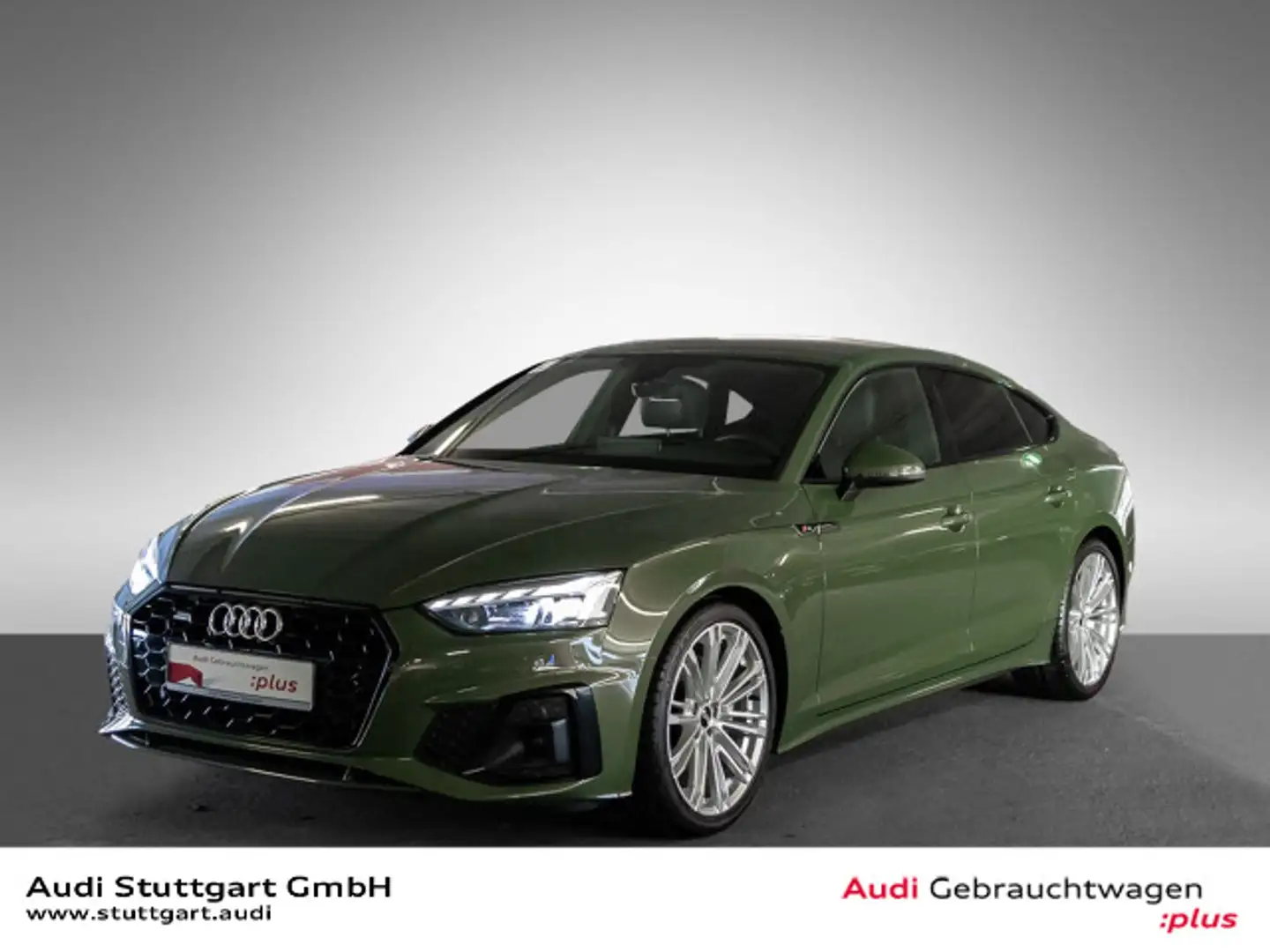 Audi A5 40 TDI qu S line Matrix Keyless 19" Grün - 1