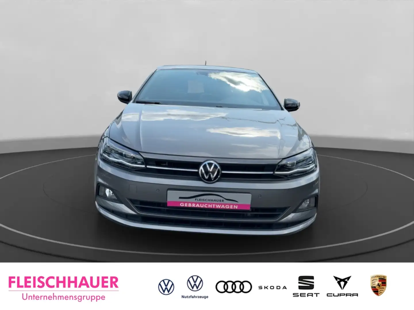 Volkswagen Polo VI United 1.0 TSI Navi Digitales Cockpit LED ACC A Gris - 2