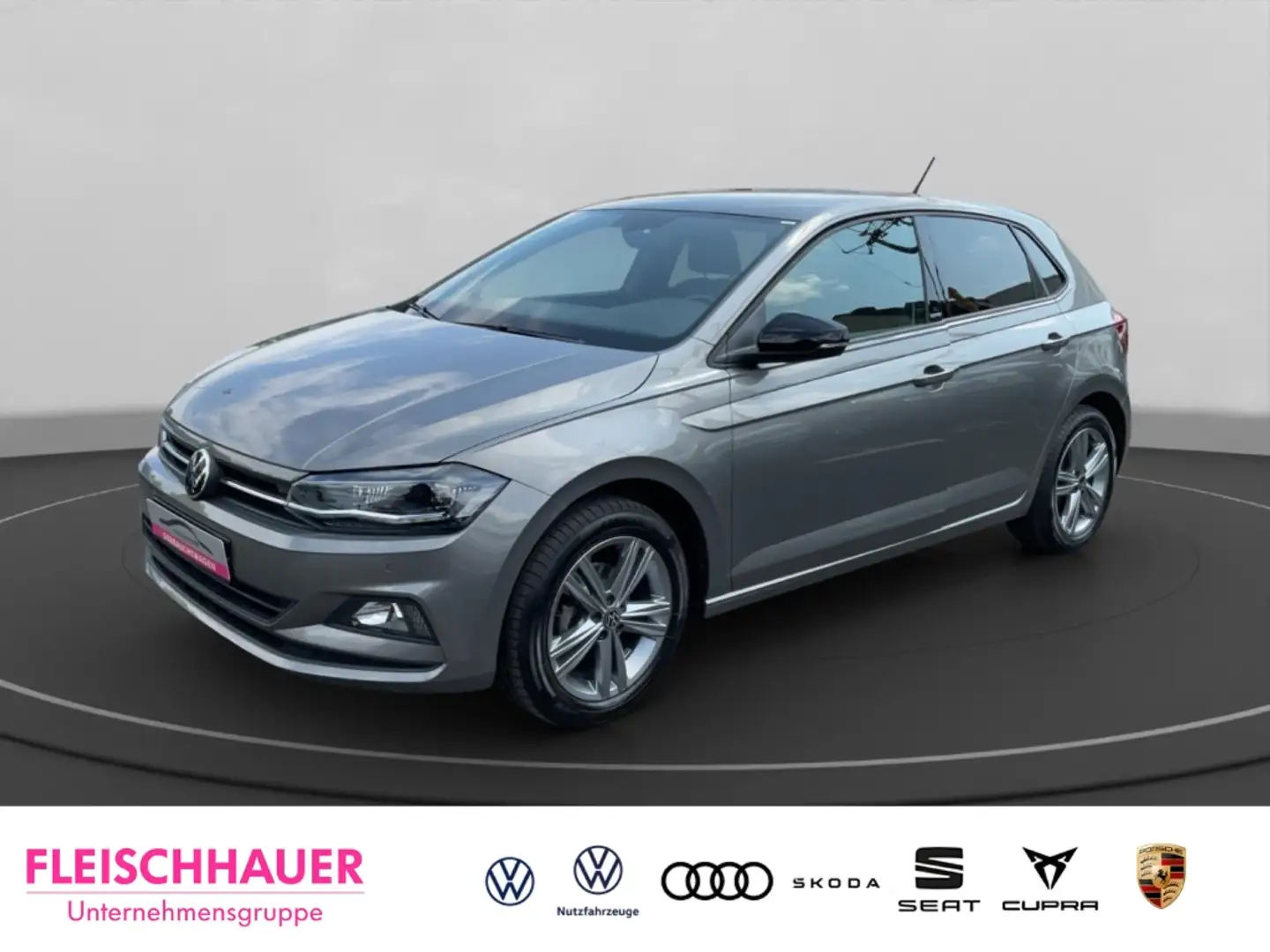 Volkswagen Polo VI United 1.0 TSI Navi Digitales Cockpit LED ACC A Gris - 1