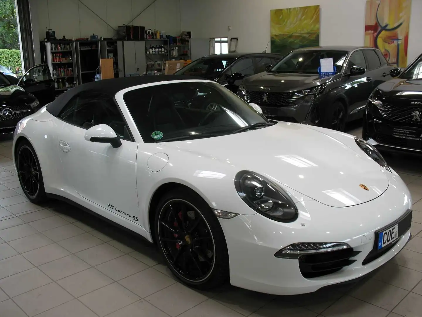 Porsche 911 Carrera 4S Cabrio *XENON*NAVI*LEDER* Blanco - 2