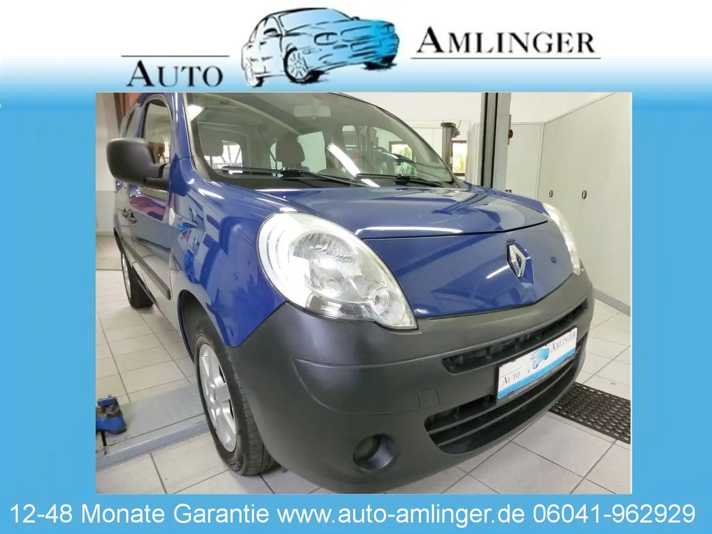 Renault Kangoo Expression 1.Hand Schecheft 24 Mo.Gara.!! Blau - 1