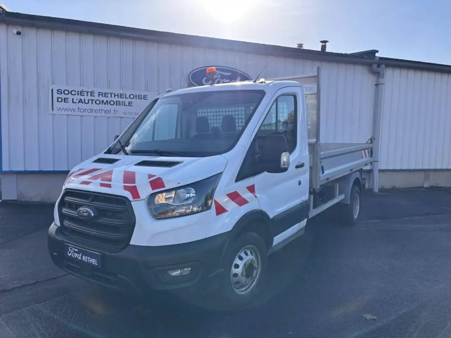 Ford Transit P350 L2 RJ HD 2.0 EcoBlue 170ch S\u0026S Trend Business Blanc - 1