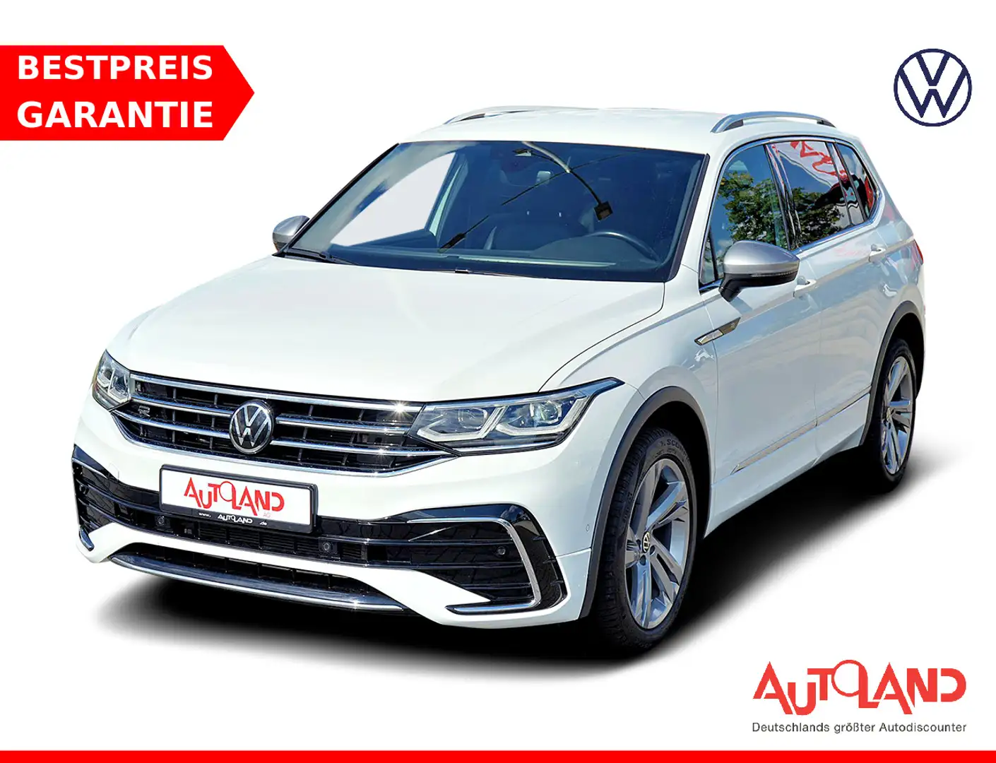 Volkswagen Tiguan Allspace 2.0 TDI R-Line 4M LED AHK ACC Blanc - 1