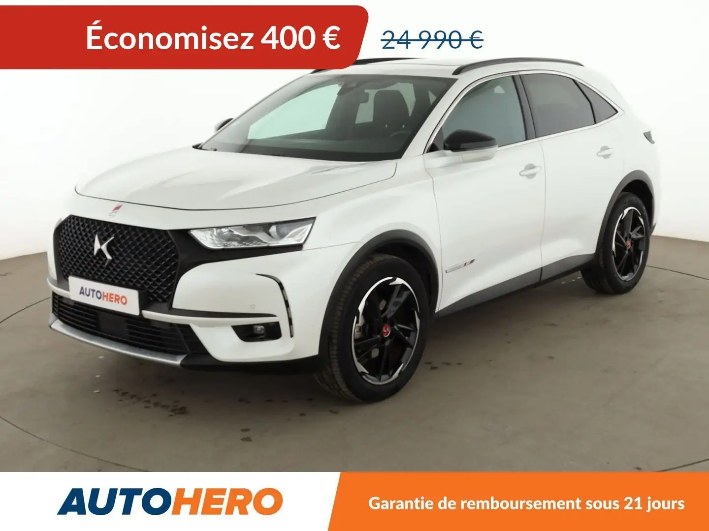 DS Automobiles DS 7 Crossback 1.5 Blue-HDi Performance Line Automatique Blanc - 1