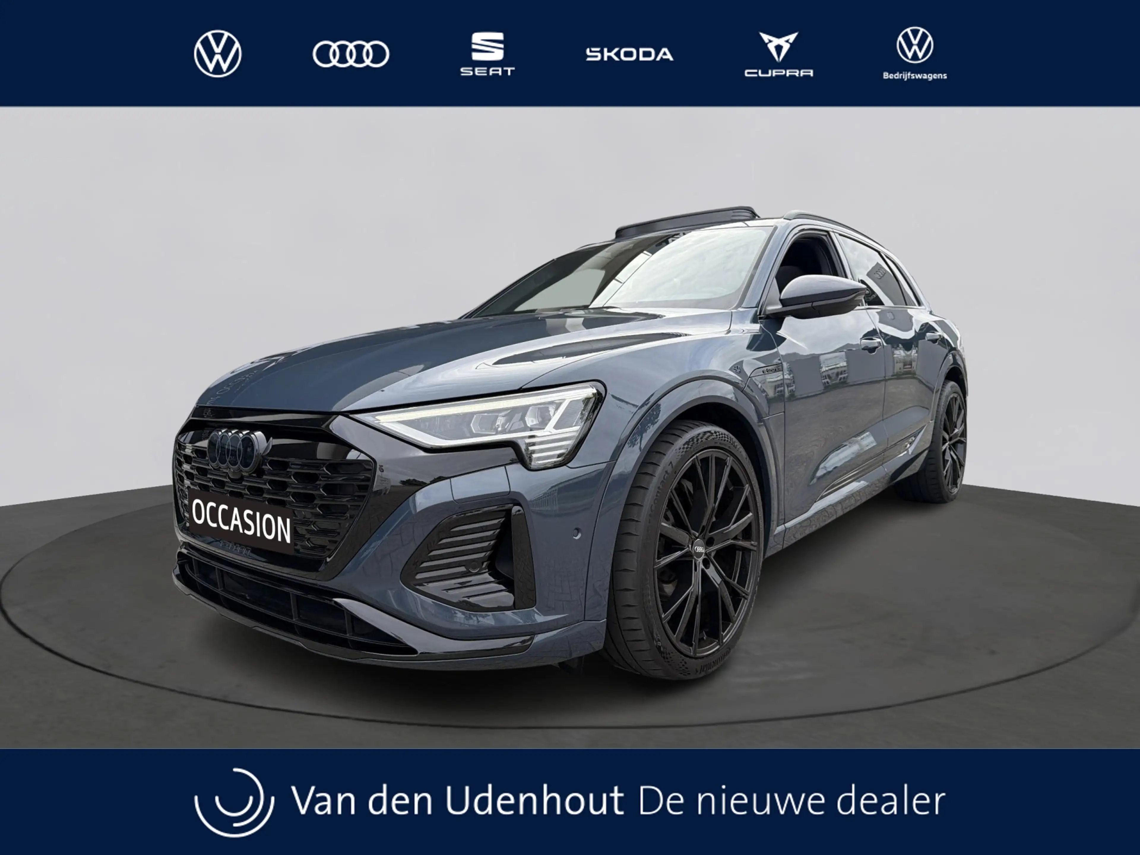 Audi Q8 e-tron 55 quattro S Edition 115 kWh Panoramdak, leer, ach