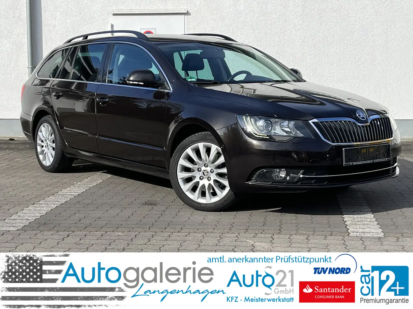 Skoda Superb Exclusive DSG 8 Fach Memory Leder Braun - 1