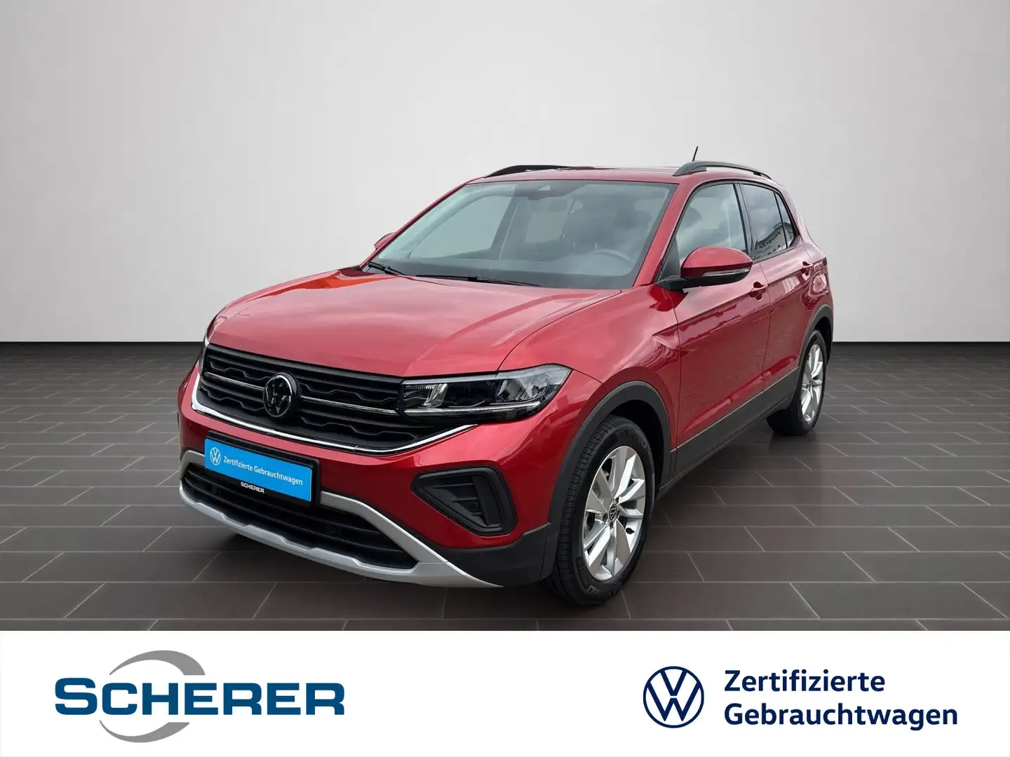 Volkswagen T-Cross Life 1.0 TSI LED KEYLESS REAR VIEW SHZ L Rouge - 1
