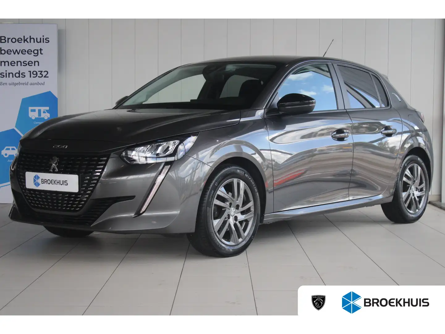 Peugeot 208 1.2 75-PK Active Pack | AIRCO | PDC | CAMERA | LED Grijs - 1